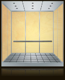 7-Panel Elevator Cab Interior